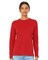 BELLA + CANVAS Women’s Jersey Long Sleeve Tee Lightweight Airlume Cotton Semi-Relaxed Fit Everyday Casual Shirt